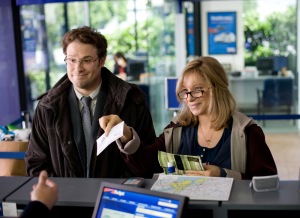 Seth Rogen is Andrew Brewster and Barbra Streisand is Joyce Brewster in THE GUILT TRIP. Courtesy of Paramount Pictures